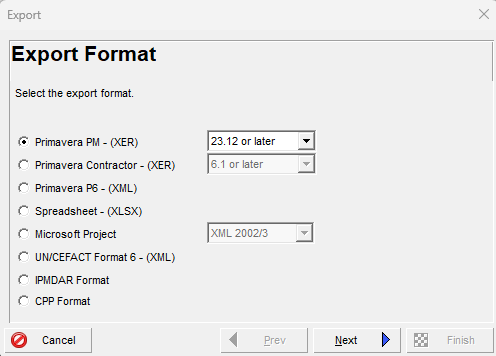 CPP Format Export