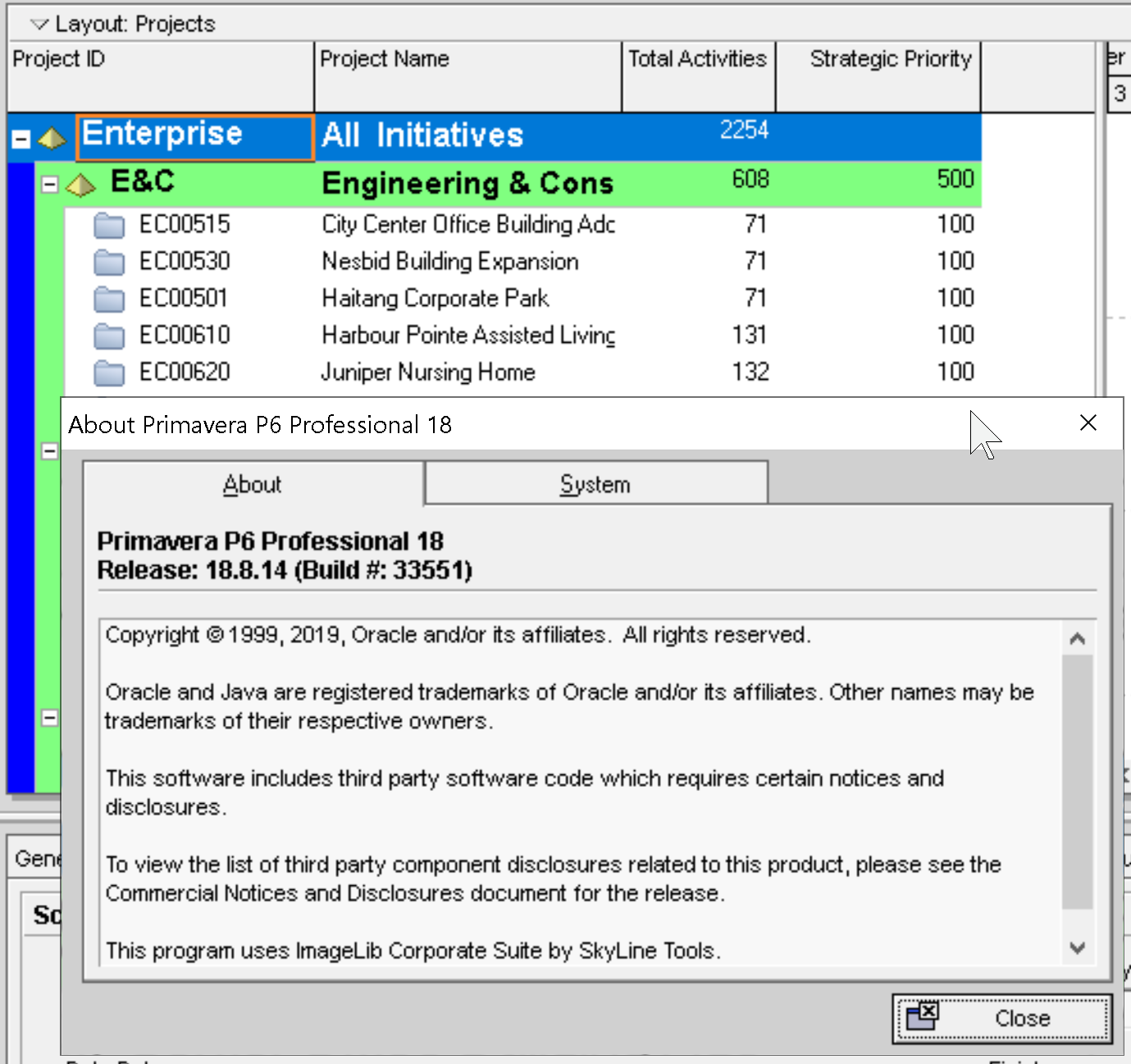 Oracle Primavera P6 Professional 18814