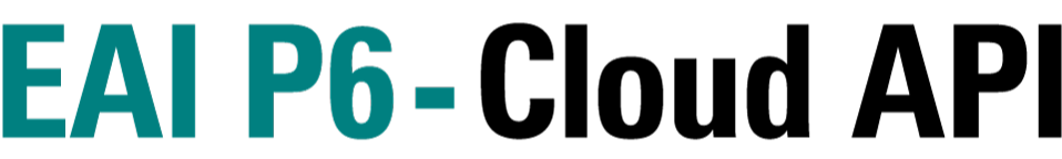 EAI P6-Cloud API Logo