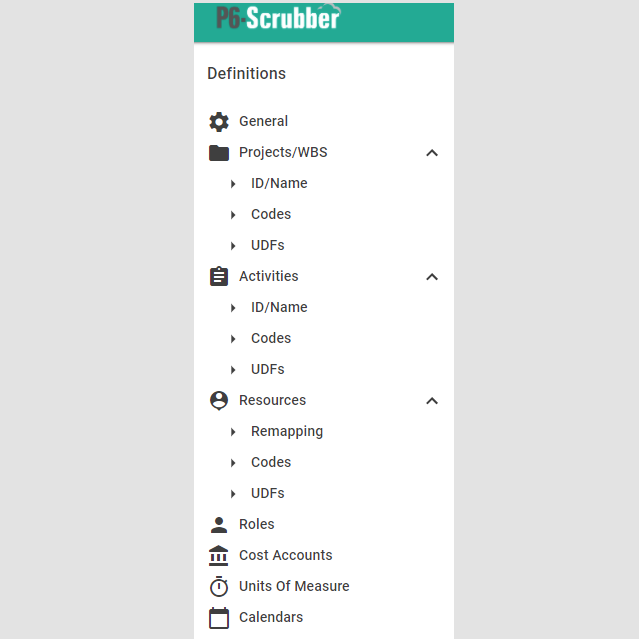 P6-Scrubber 3 Clean Multiple Levels and Types of Data