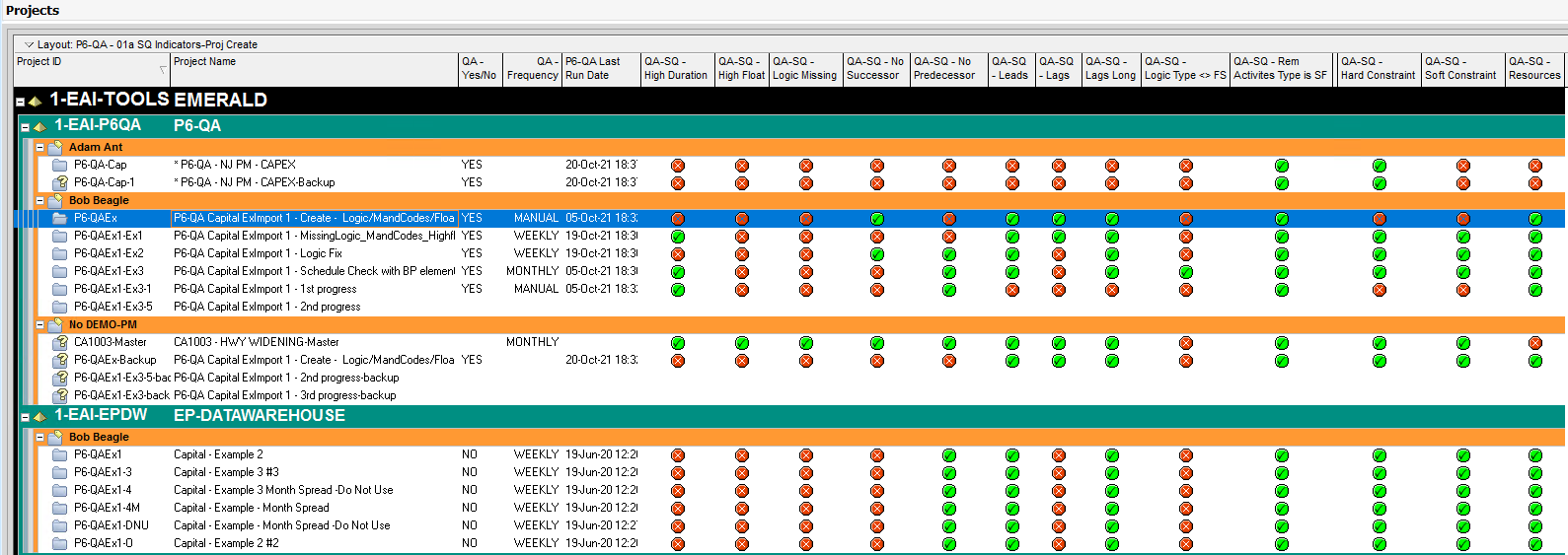 P6-QA 4 Customize Layouts