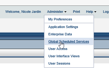 P6 Baseline -  Global Scheduled Services