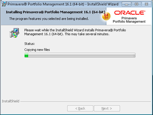 Oracle Primavera Portfolio Management Install