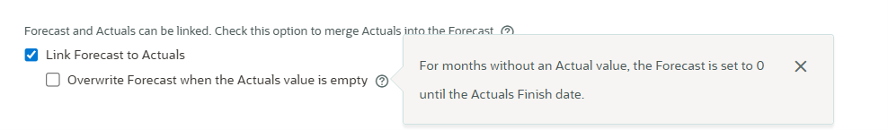 Oracle Primavera Cloud - Cash Flow Page Settings