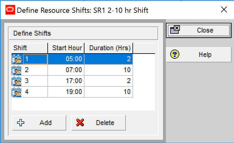 Finding Setting Up or Changing Resource Availability in P6 a Struggle defineshifts2 8