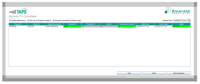 Primavera P6 Barcode Updating1