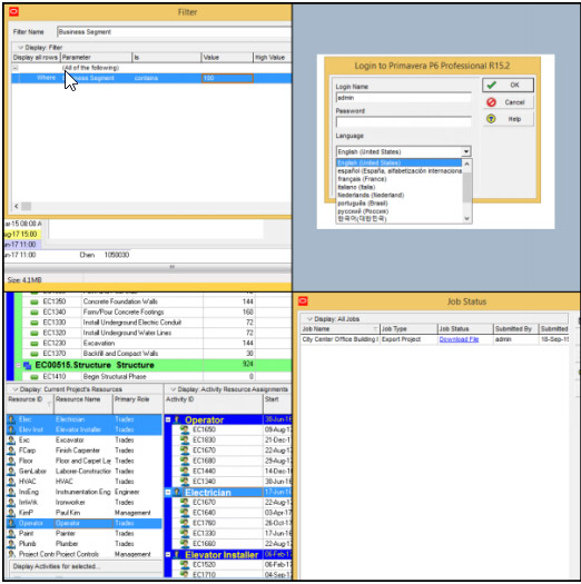 primavera p3 software