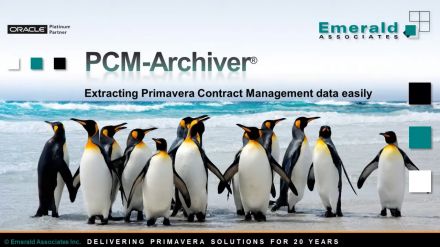 Extract Data From Primavera Contract Management With the PCM-Archiver